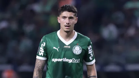 Emiliano Martinez jogador do Palmeiras durante partida contra o Universitario no estadio Arena Allianz Parque pelo campeonato Copa Libertadores 2025. Foto: Marcello Zambrana/AGIF
