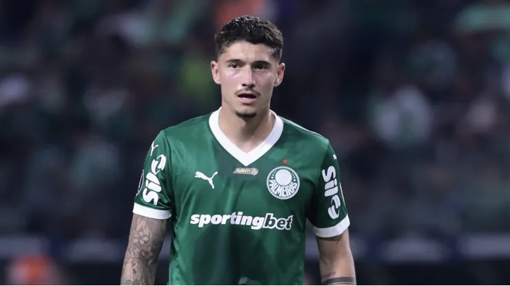 Emiliano Martinez jogador do Palmeiras durante partida contra o Universitario no estadio Arena Allianz Parque pelo campeonato Copa Libertadores 2025. Foto: Marcello Zambrana/AGIF