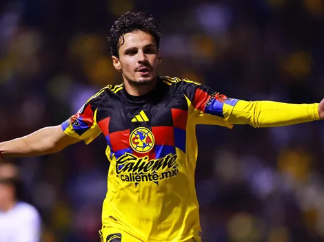 Ex-Palmeiras, Veiga comemora primeiro gol pelo América-MEX