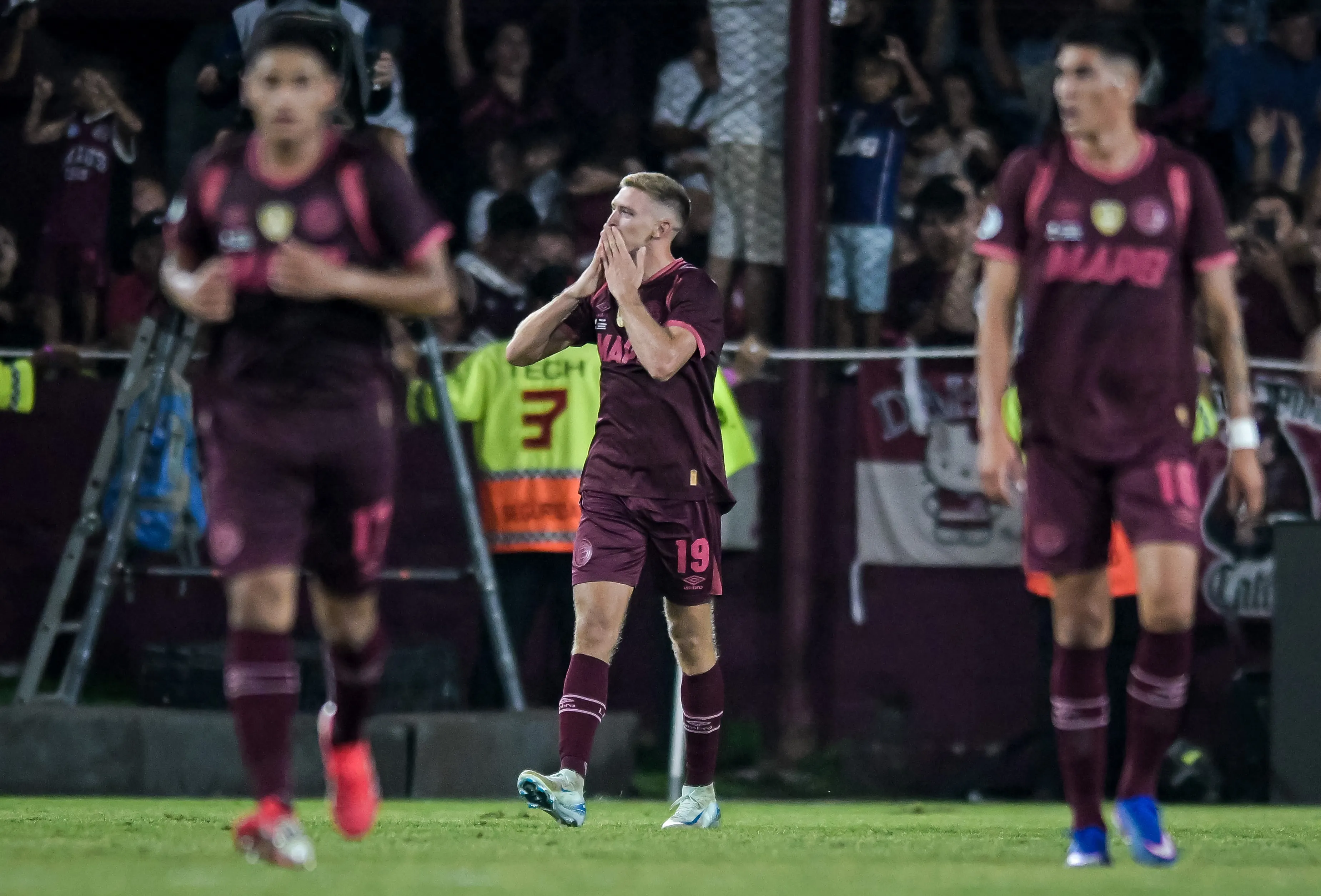 Castillo, autor do gol em Lanús x Flamengo. Foto: Marcelo Endelli/Getty Images