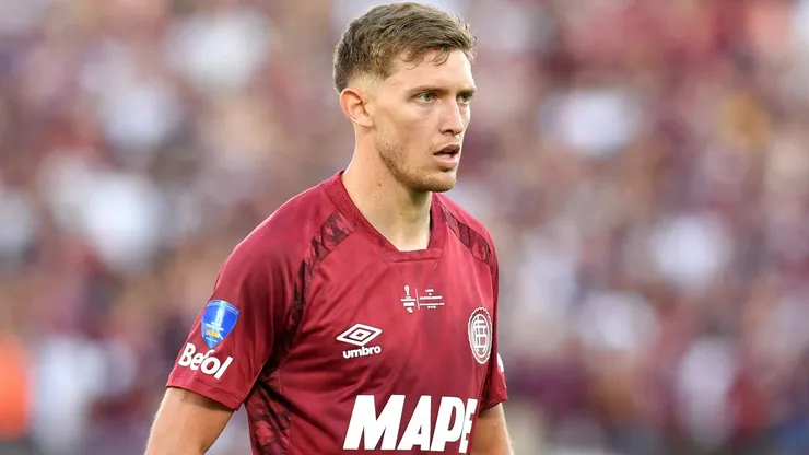 Rodrigo Castillo, do Lanús, manda recado ao Flamengo antes de jogo decisivo da Recopa. Foto: Christian Alvarenga/Getty Images