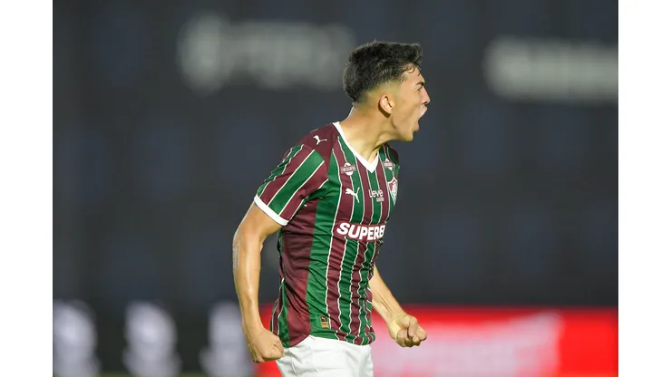 Rubén Lezcano, com a camisa do Fluminense