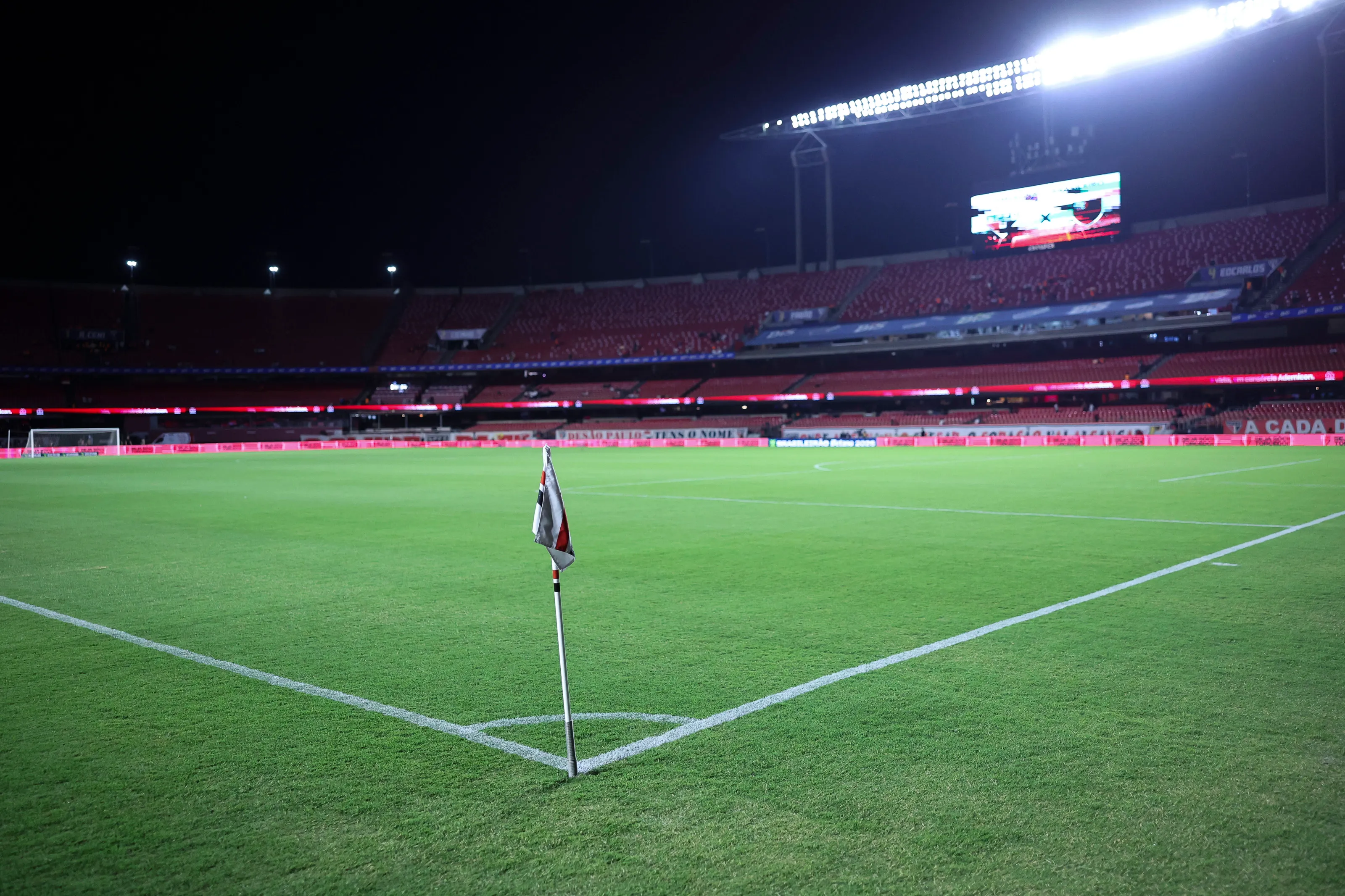 Vista geral do Estádio MorumBIS antes da partida do Brasileirão 2026 entre São Paulo e Flamengo, em 28 de janeiro de 2026, em São Paulo, Brasil. (Foto de Alexandre Schneider/Getty Images)