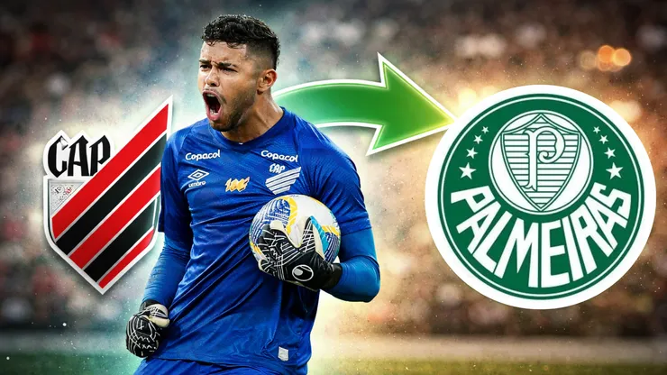 Mycael goleiro do Athletico-PR é alvo do Palmeiras. Foto: Foto: Luis Garcia/AGIF - Gerada por IA