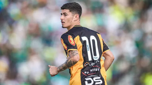 Romulo jogador do Novorizontino durante partida contra o Palmeiras no estadio Jorge Ismael de Biasi pelo campeonato Paulista 2024.