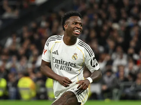 Torcida do Real Madrid prepara mosaico para Vini Jr