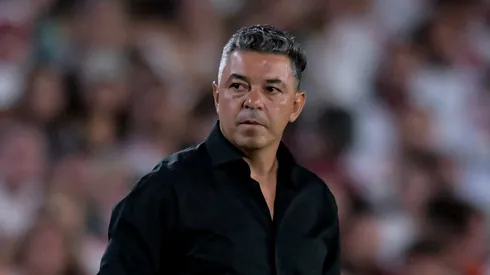 Marcelo Gallardo em atividade pelo River Plate. (Photo by Marcelo Endelli/Getty Images)