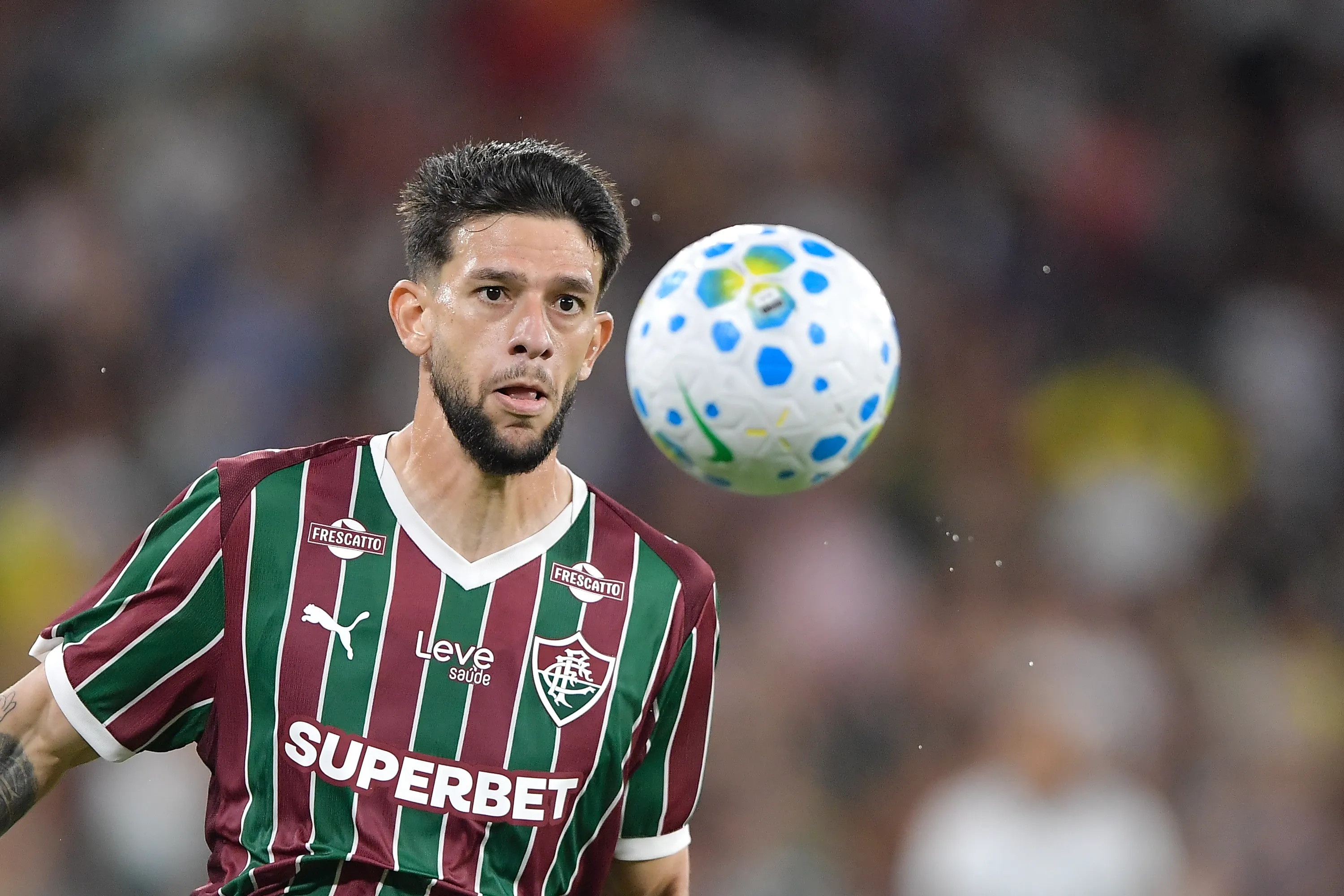 Jemmes jogador do Fluminense durante partida contra o Botafogo no estadio Maracana pelo campeonato Brasileiro A 2026. Foto: Thiago Ribeiro/AGIF