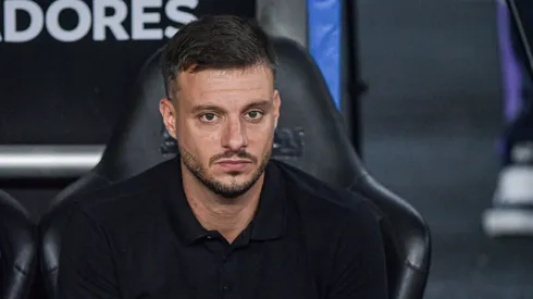 Martin Anselmi tecnico do Botafogo durante partida contra o Nacional Potosi no estadio Engenhao pelo campeonato Copa Libertadores 2026. Foto: Thiago Ribeiro/AGIF