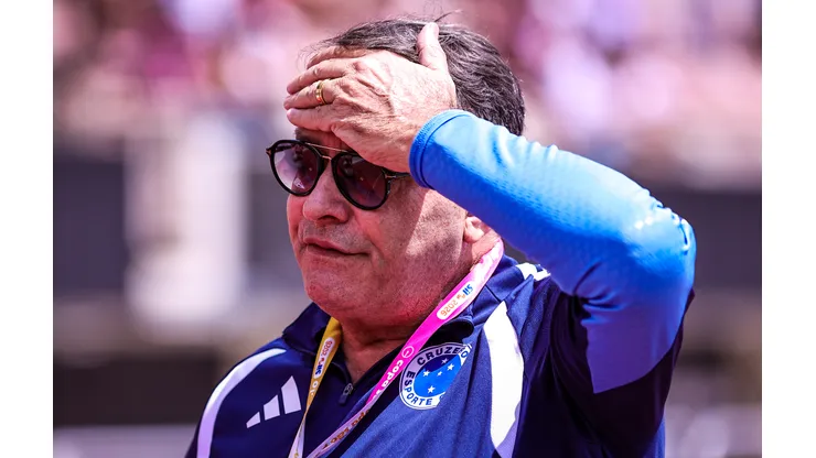 Pedro Lourenco gestor da SAF do Cruzeiro durante partida contra o Sao Paulo no estadio Pacaembu pelo campeonato Copa Sao Paulo Junior 2026. Foto: Fabio Giannelli/AGIF