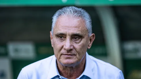 Tite tecnico do Flamengo durante partida contra o Palmeiras no estadio Arena Allianz Parque pelo campeonato Brasileiro A 2024.