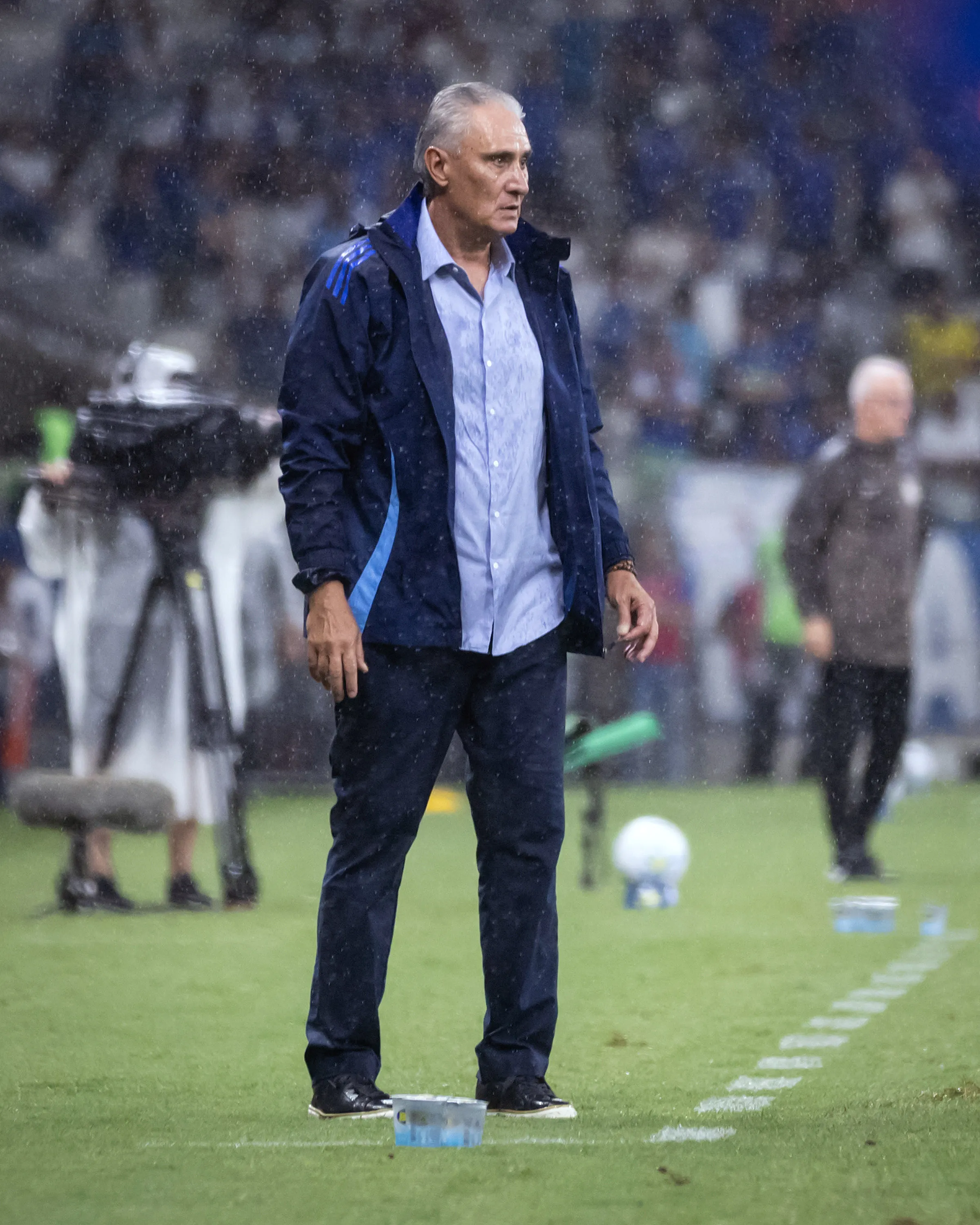 Te´cnico Tite em Cruzeiro x Corinthians, no Mineirão. Foto: Gustavo Aleixo/Cruzeiro