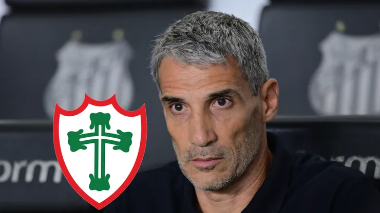Juan P. Vojvoda técnico do Santos durante partida contra o Velo Clube no estádio Vila Belmiro pelo campeonato Paulista 2026. Foto: Jota Erre/AGIF