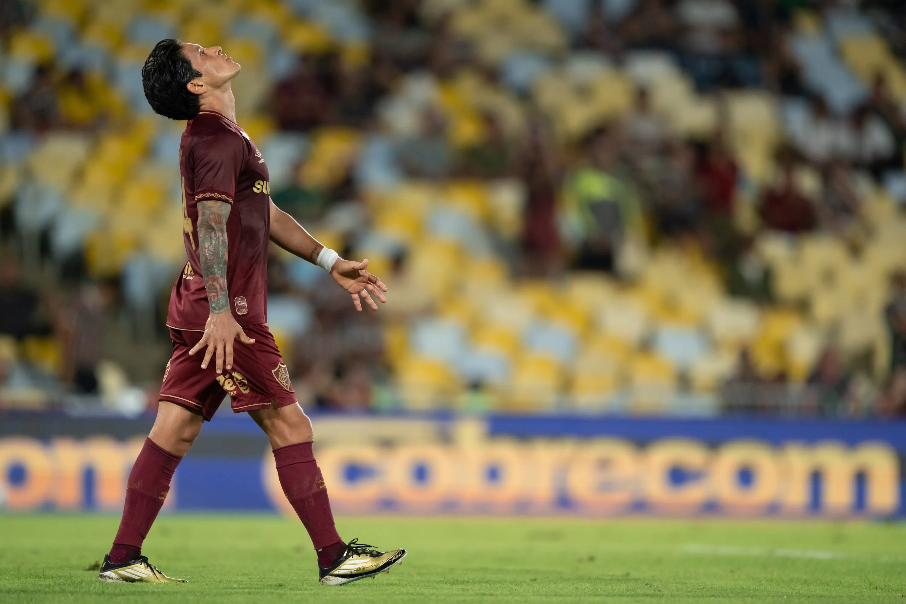 Germán Cano com a camisa do Fluminense – Foto: Jorge Rodrigues/AGIF