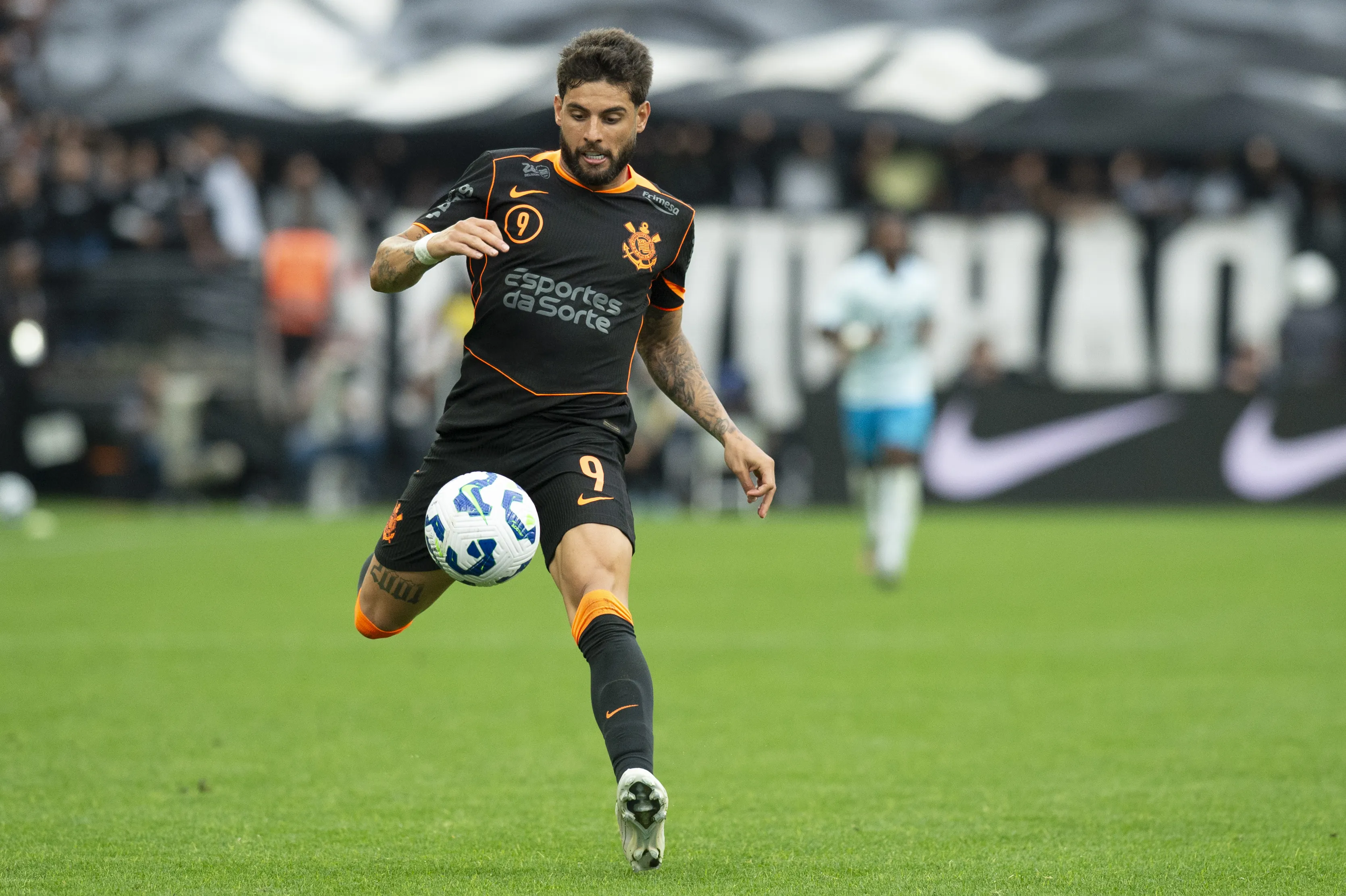 Yuri Alberto atuando no Corinthians em 2025 – Foto: Anderson Romao/AGIF