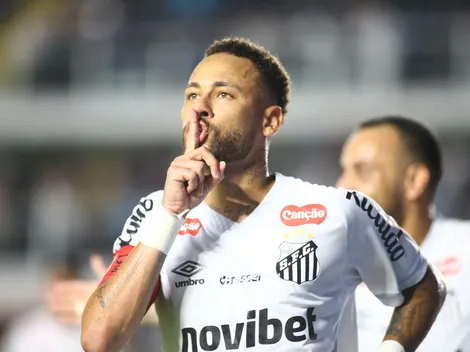 Neymar faz dois e garante vitória do Santos no Brasileirão