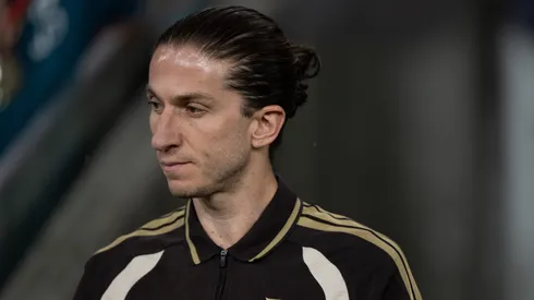Filipe Luís não teve uma boa leitura do confronto entre Flamengo x Lanús.