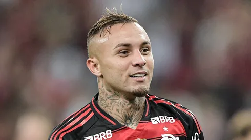 Everton Cebolinha jogador do Flamengo durante partida contra o Botafogo-PB no estadio Maracana pelo campeonato Copa Do Brasil 2025. Foto: Thiago Ribeiro/AGIF
