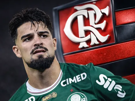 Flamengo vê Flaco, do Palmeiras, celebrar título do Lanús