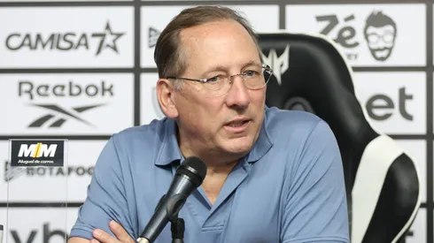 John Textor em coletiva de imprensa. Foto: Vítor Silva/Botafogo