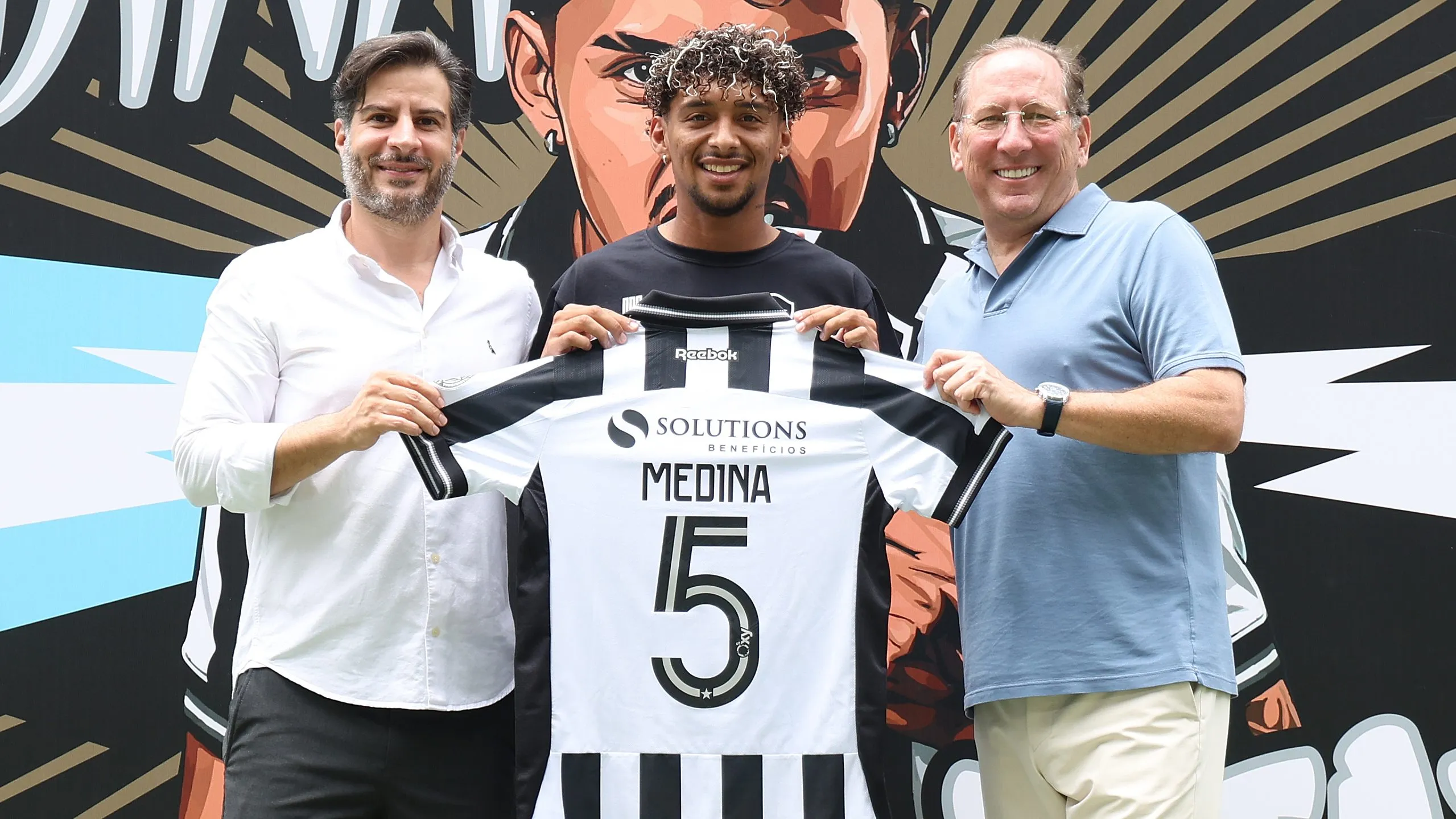 Apresentação de Medina do Botafogo, Estádio Nilton Santos. Foto: Vitor Silva/Botafogo
