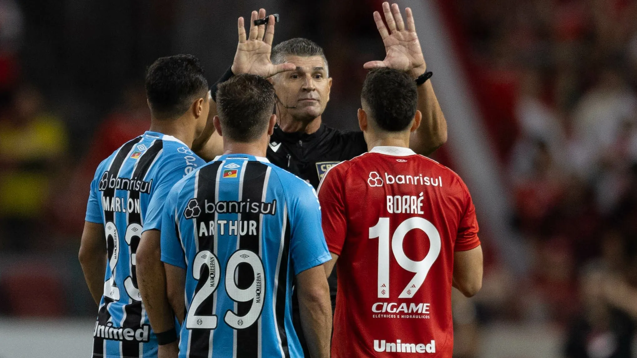 Grêmio x Internacional. Foto: Liamara Polli/AGIF