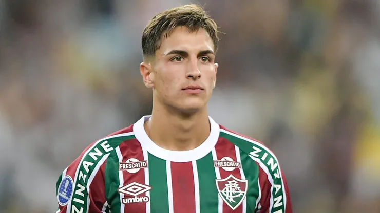 Facundo Bernal durante confronto contra o San José na Sul-Americana de 2025.