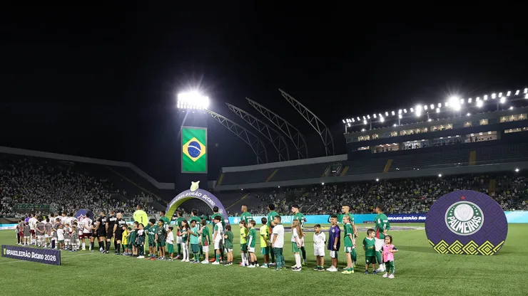 Palmeiras x Fluminense na Arena Barueri. Foto: Cesar Greco/Palmeiras
