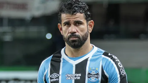 Diego Costa durante confronto contra o Estudiantes na Libertadores de 2024.