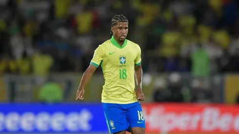 Andrey Santos jogador do Brasil durante partida contra o Chile no estadio Maracana pelo campeonato Eliminatorias Copa Do Mundo 2026. Foto: Thiago Ribeiro/AGIF