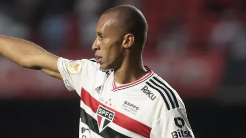 Miranda durante confronto en São Paulo x Corinthians no Brasileirão de 2022.