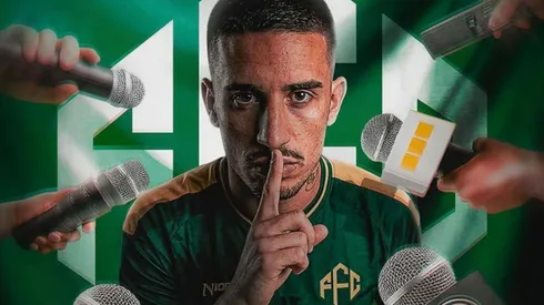 Thiago Galhardo, novo reforço do Feira. Foto: Divulgação / Feira FC