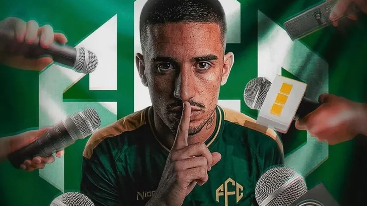 Thiago Galhardo, novo reforço do Feira. Foto: Divulgação / Feira FC