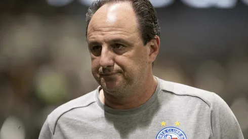 Rogerio Ceni tecnico do Bahia durante partida contra o Atletico-MG no estadio Arena MRV pelo campeonato Brasileiro A 2025. Foto: Fernando Moreno/AGIF