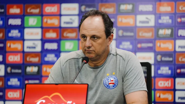 Rogério Ceni, técnico do Bahia, em entrevista coletiva após a partida contra o Juazeirense (Imagem: Letícia Martins/EC Bahia)