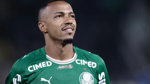 Marlon Freitas jogador do Palmeiras durante partida contra o Fluminense no estadio Arena Barueri pelo campeonato Brasileiro A 2026. Foto: Marcello Zambrana/AGIF