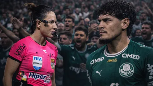 Daiane Muniz não marcou pênalti em lance envolvendo Gómez. Foto: Ettore Chiereguini/AGIF – Gerada por IA