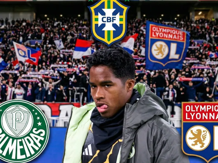 Ex-Palmeiras, Endrick recebe cobrança no Lyon