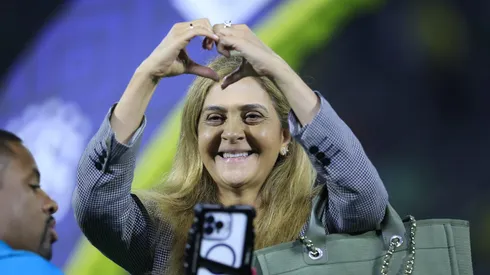 Leila comemora Palmeiras na final do Paulista