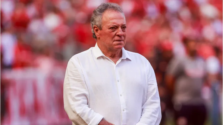 Abel Braga tecnico do Internacional durante partida contra o Bragantino no estadio Beira-Rio pelo campeonato Brasileiro A 2025. Foto: Luiz Erbes/AGIF