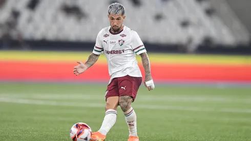 Lucho Acosta jogador do Fluminense durante partida contra o Vasco no estadio Engenhao pelo campeonato Carioca 2026. Foto: Thiago Ribeiro/AGIF