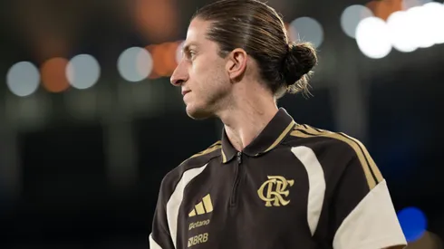 Filipe Luis tecnico do Flamengo durante partida contra o Madureira no estadio Maracana pelo campeonato Carioca 2026. Foto: Jorge Rodrigues/AGIF