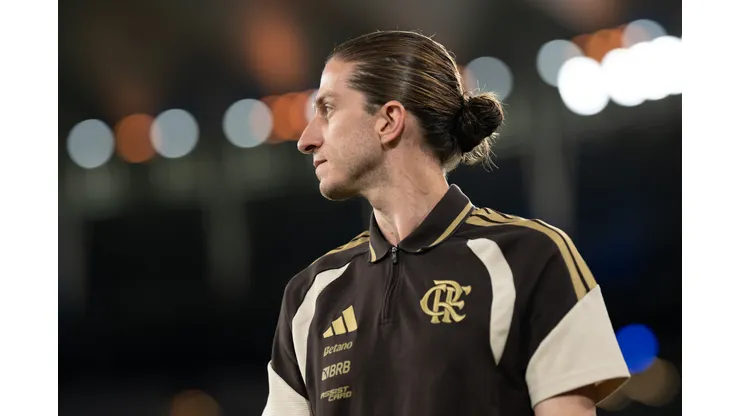 Filipe Luis tecnico do Flamengo durante partida contra o Madureira no estadio Maracana pelo campeonato Carioca 2026. Foto: Jorge Rodrigues/AGIF