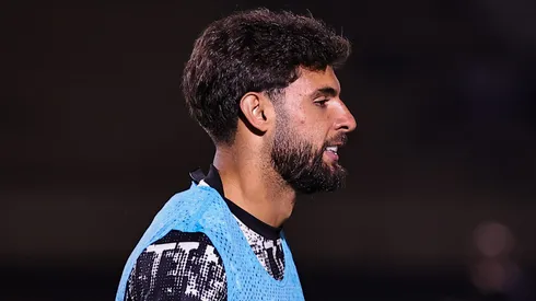 Yuri Alberto jogador do Corinthians durante aquecimento antes da partida contra o Sao Bernardo no estadio Primeiro de Maio pelo campeonato Paulista 2026. Foto: Fabio Giannelli/AGIF