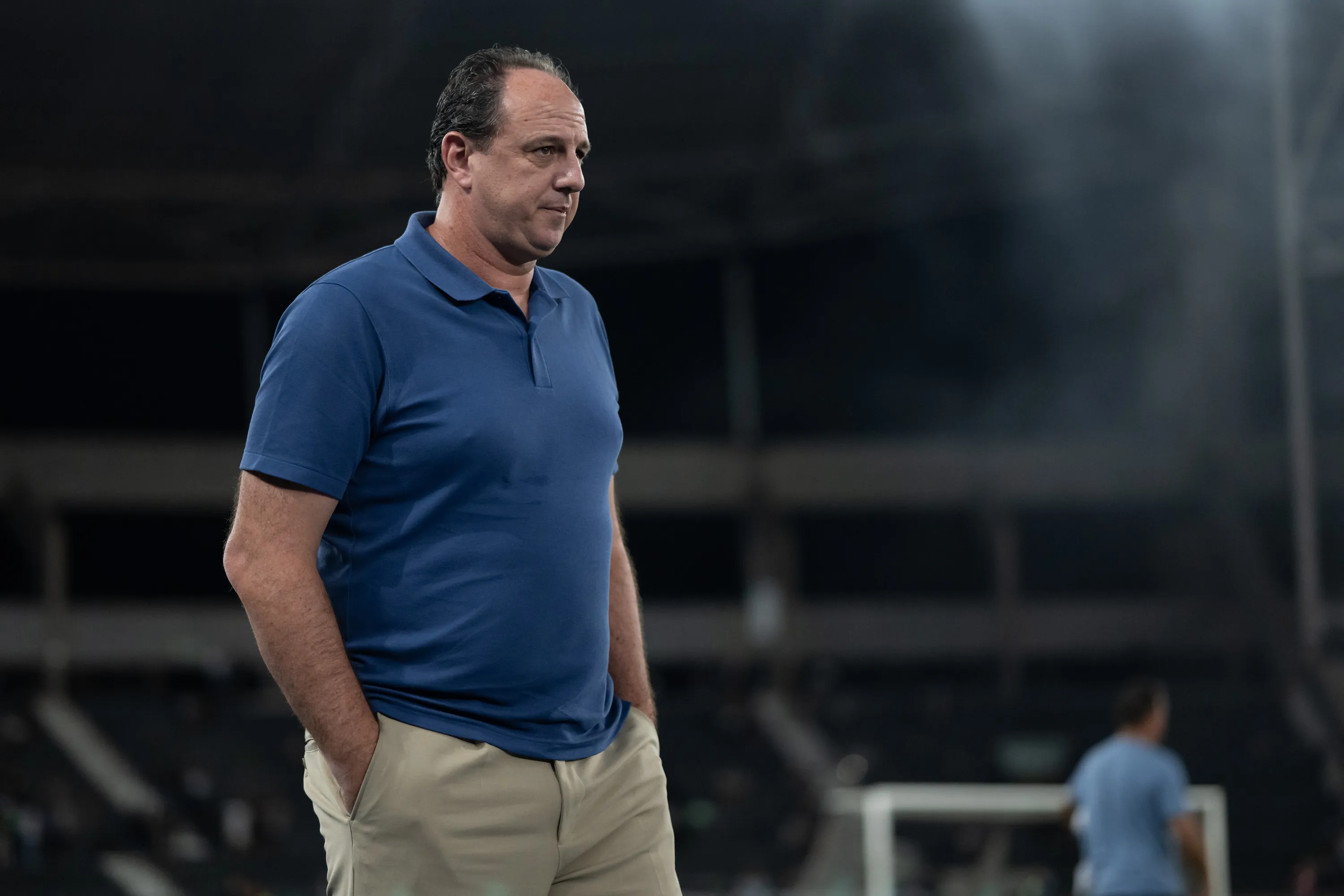 Rogerio Ceni tecnico do Bahia durante partida contra o Botafogo no estadio Engenhao pelo campeonato Brasileiro A 2025. Foto: Jorge Rodrigues/AGIF