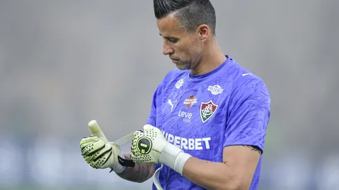 Fabio goleiro do Fluminense durante partida contra o Vasco no estadio Maracana pelo campeonato Carioca 2026. Foto: Thiago Ribeiro/AGIF