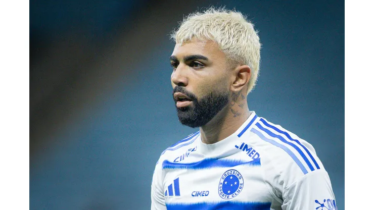 Gabigol atuando no Cruzeiro em 2025