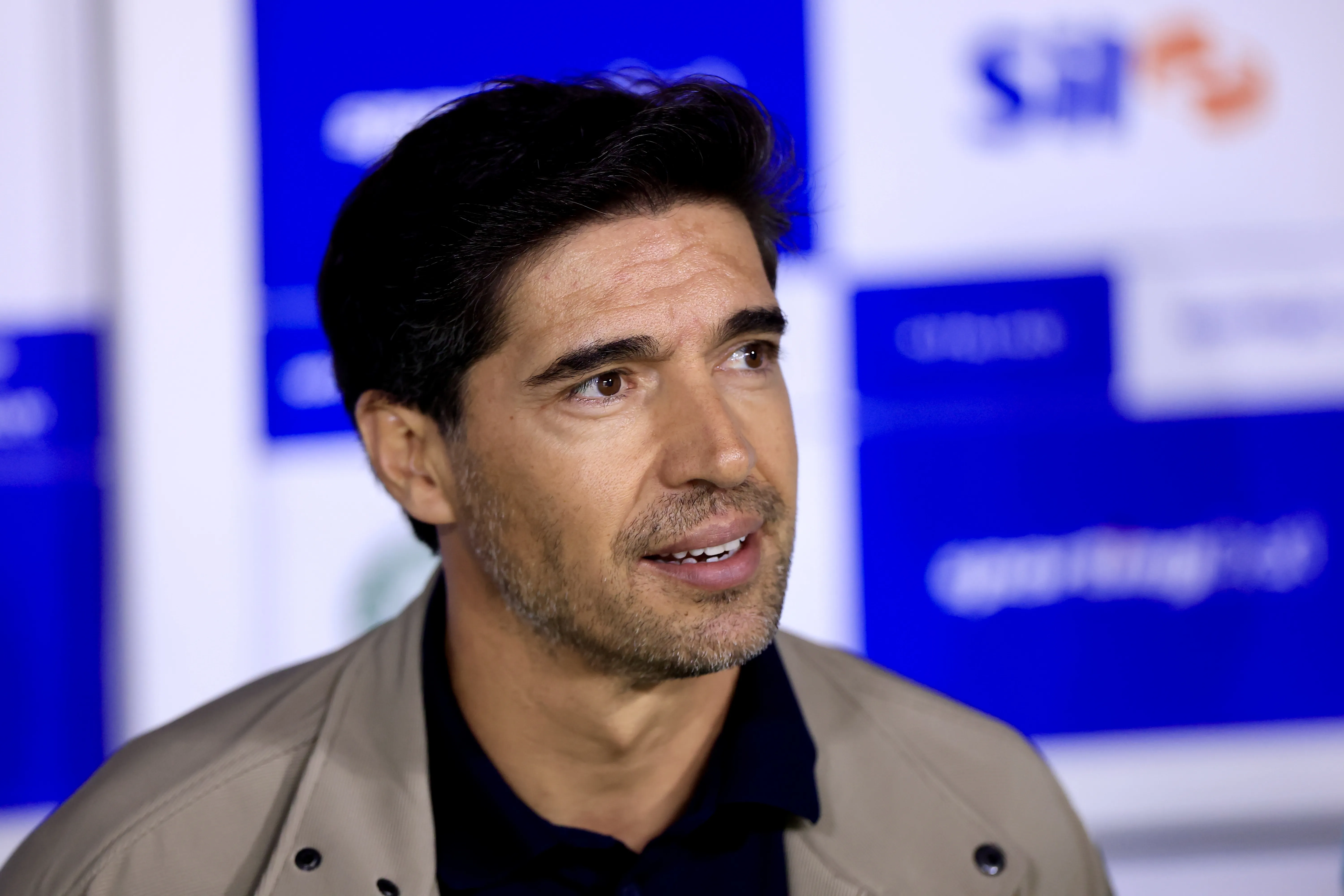 Abel Ferreira tecnico do Palmeiras durante partida contra o Sao Paulo no estadio Arena Barueri pelo campeonato Paulista 2026. Foto: Marcello Zambrana/AGIF
