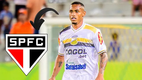 Patrick jogador do Novorizontino durante partida no estádio Arena Pantanal pelo campeonato Brasileiro B 2025. Foto: Francisco Alves/AGIF