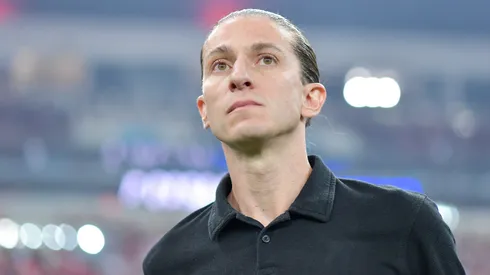 Filipe Luis tecnico do Flamengo durante partida contra o Bahia no estadio Maracana pelo campeonato Brasileiro A 2025.